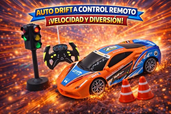 Auto a control c/ volante 